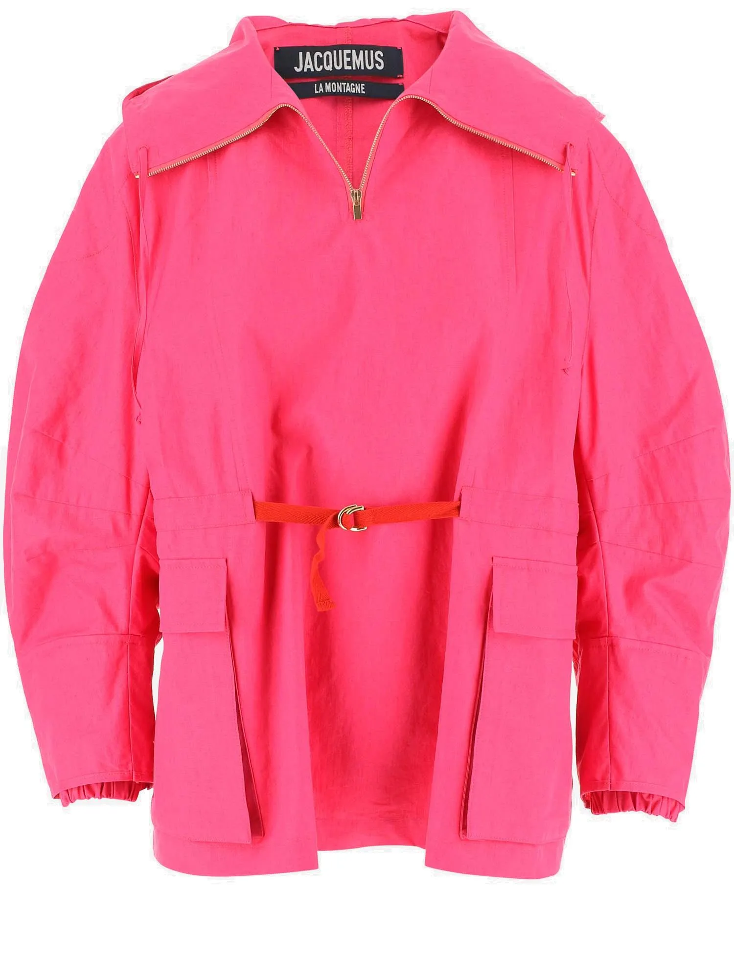 Jacquemus Alta Half-Zip Hooded Jacket