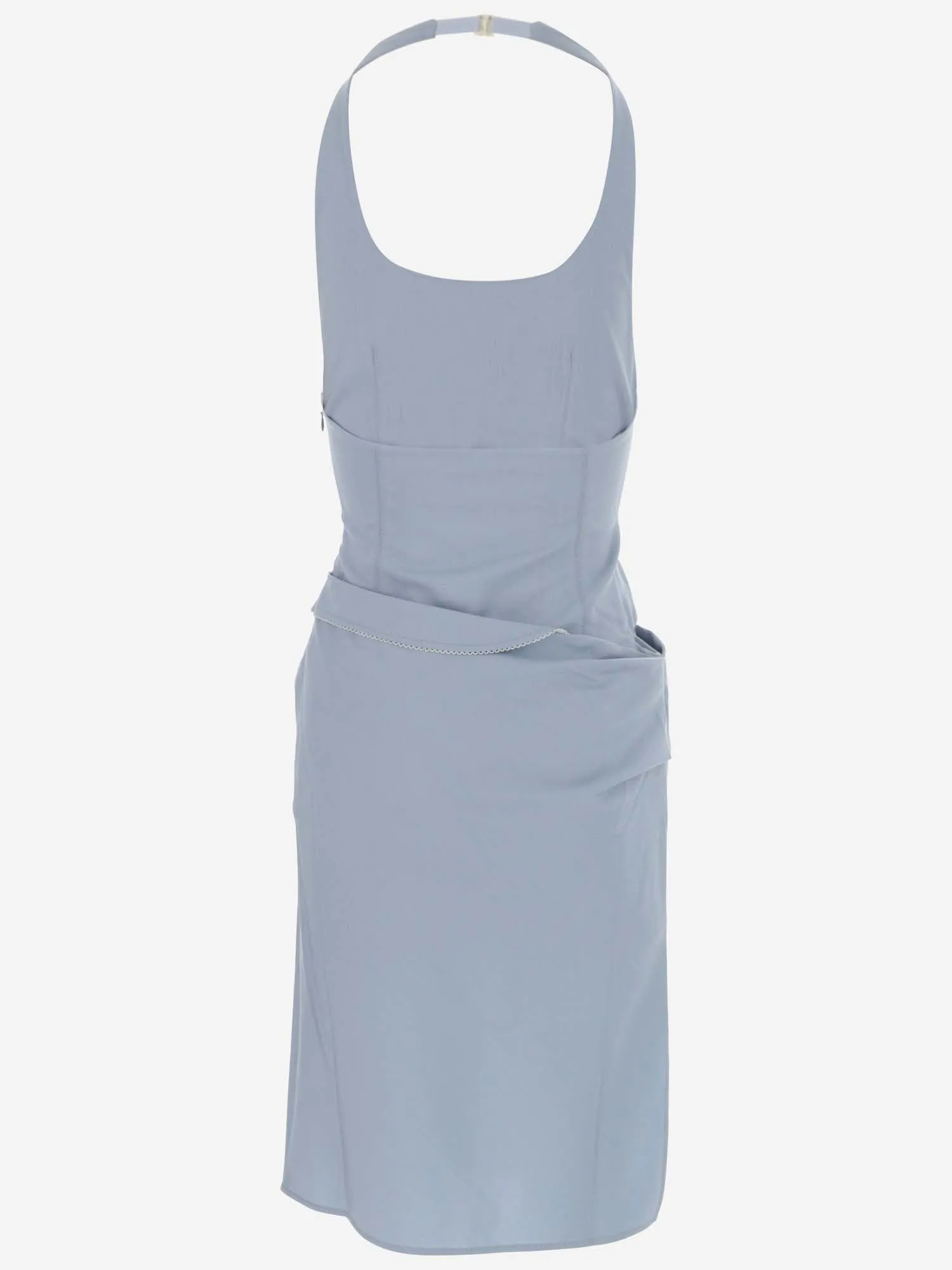 Jacquemus Cut-Out Sleeveless Asymmetric Dress
