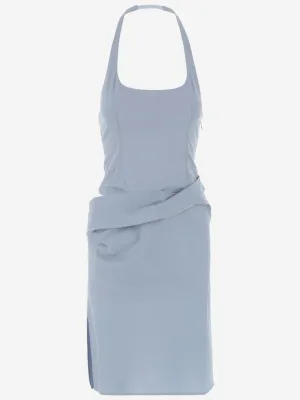 Jacquemus Cut-Out Sleeveless Asymmetric Dress