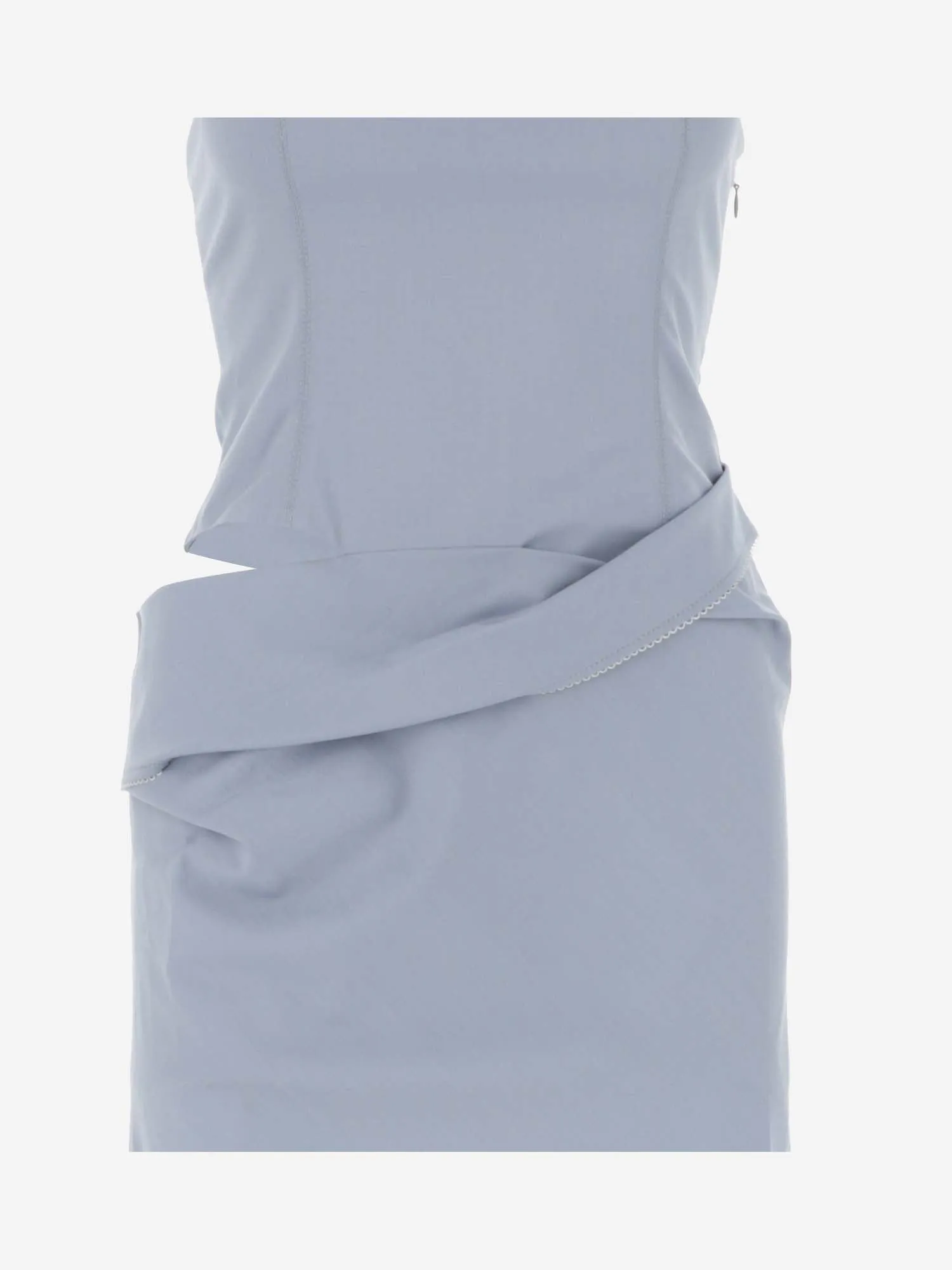 Jacquemus Cut-Out Sleeveless Asymmetric Dress