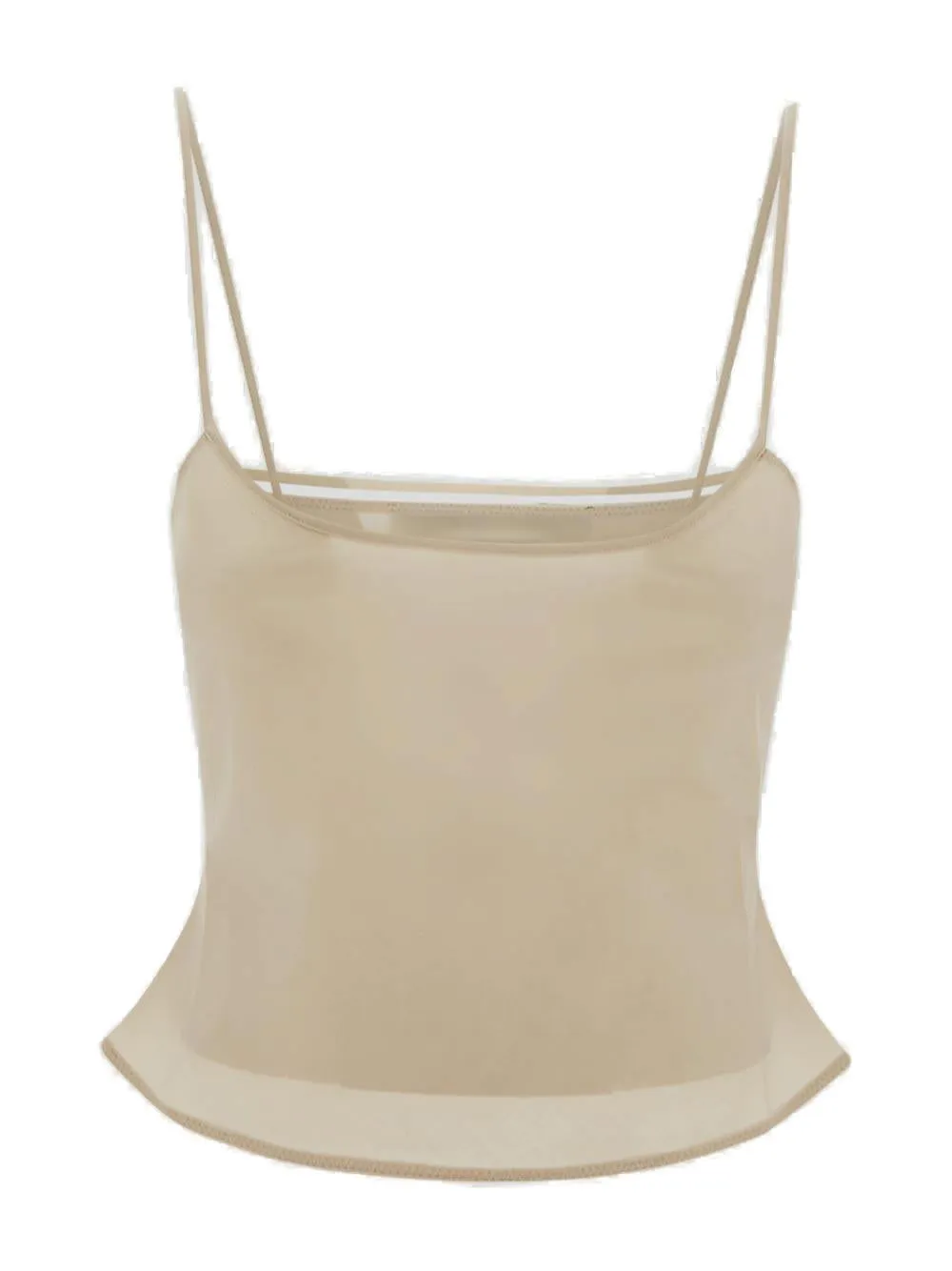 Jacquemus Le Haut Tangelo Sleeveless Top