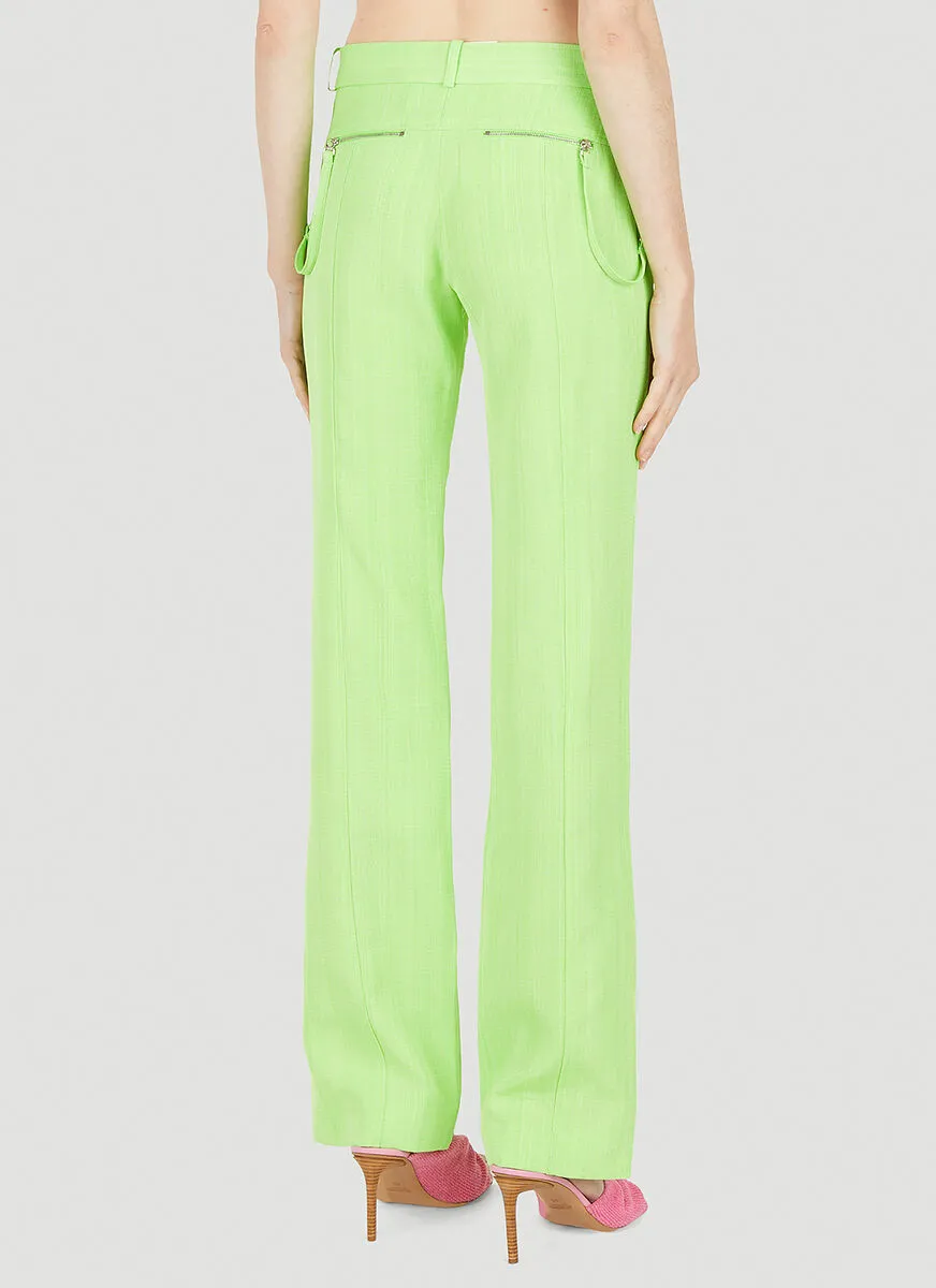 Jacquemus Meloia Zipped Strap Pants