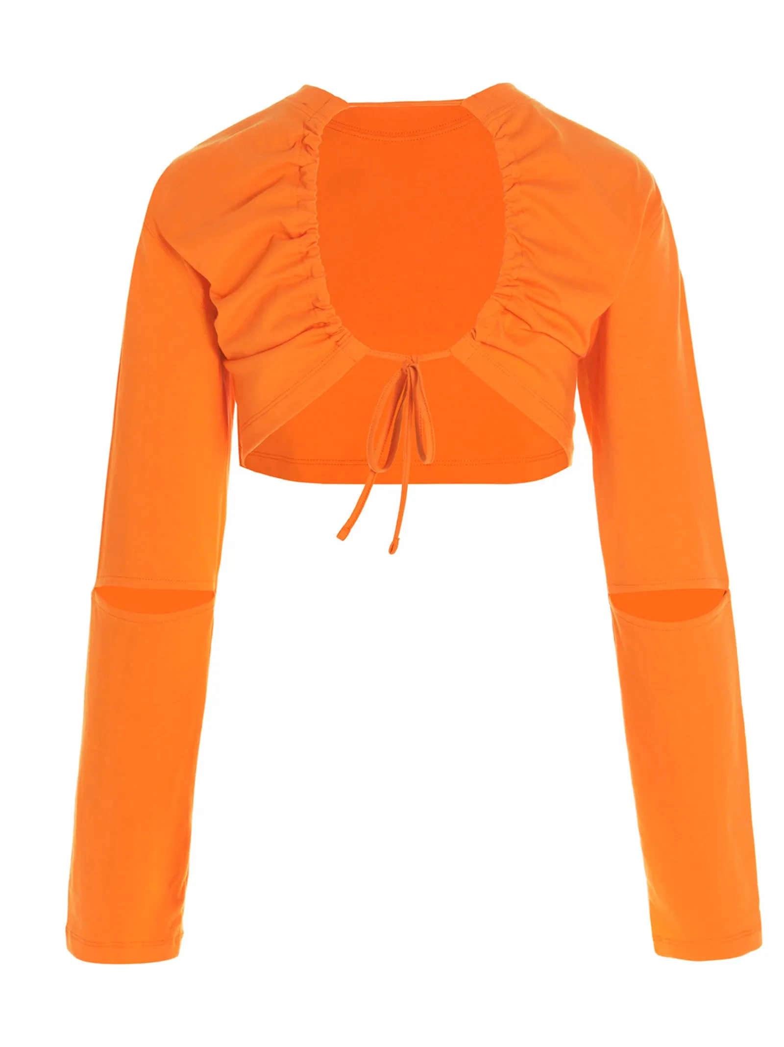 Jacquemus Open Back Cropped T-Shirt