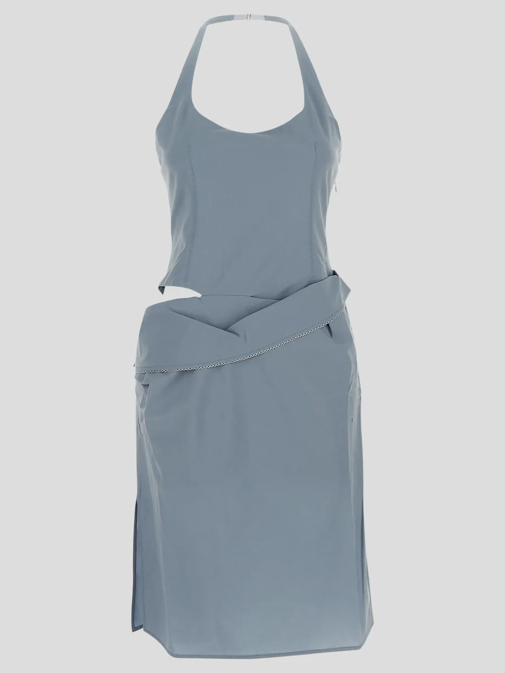Jacquemus Sleeveless Halterneck Mini Dress