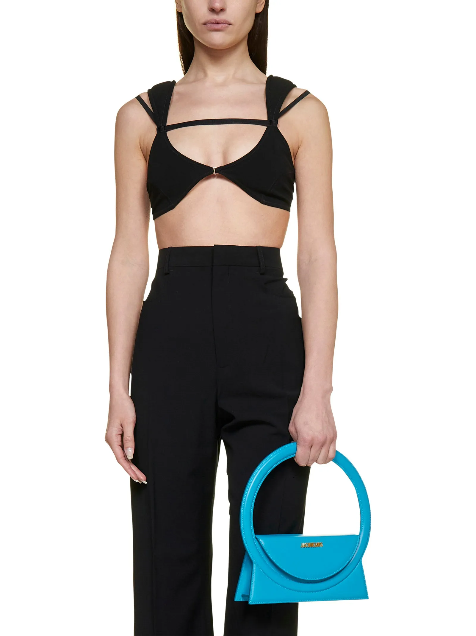 Jacquemus Strappy V-Neck Bralette Top