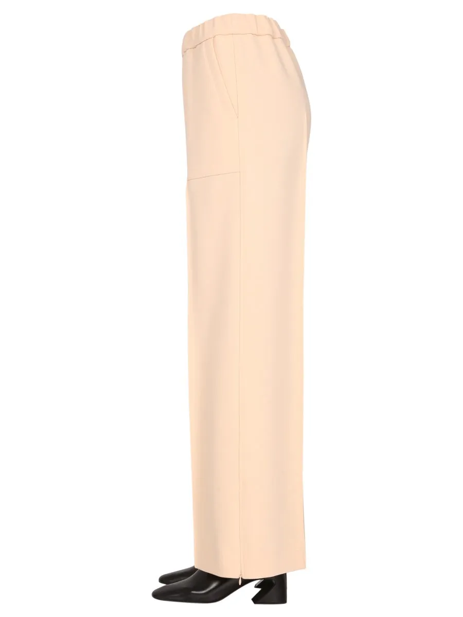 Jil Sander Elasticated Waist Wide Leg Pants