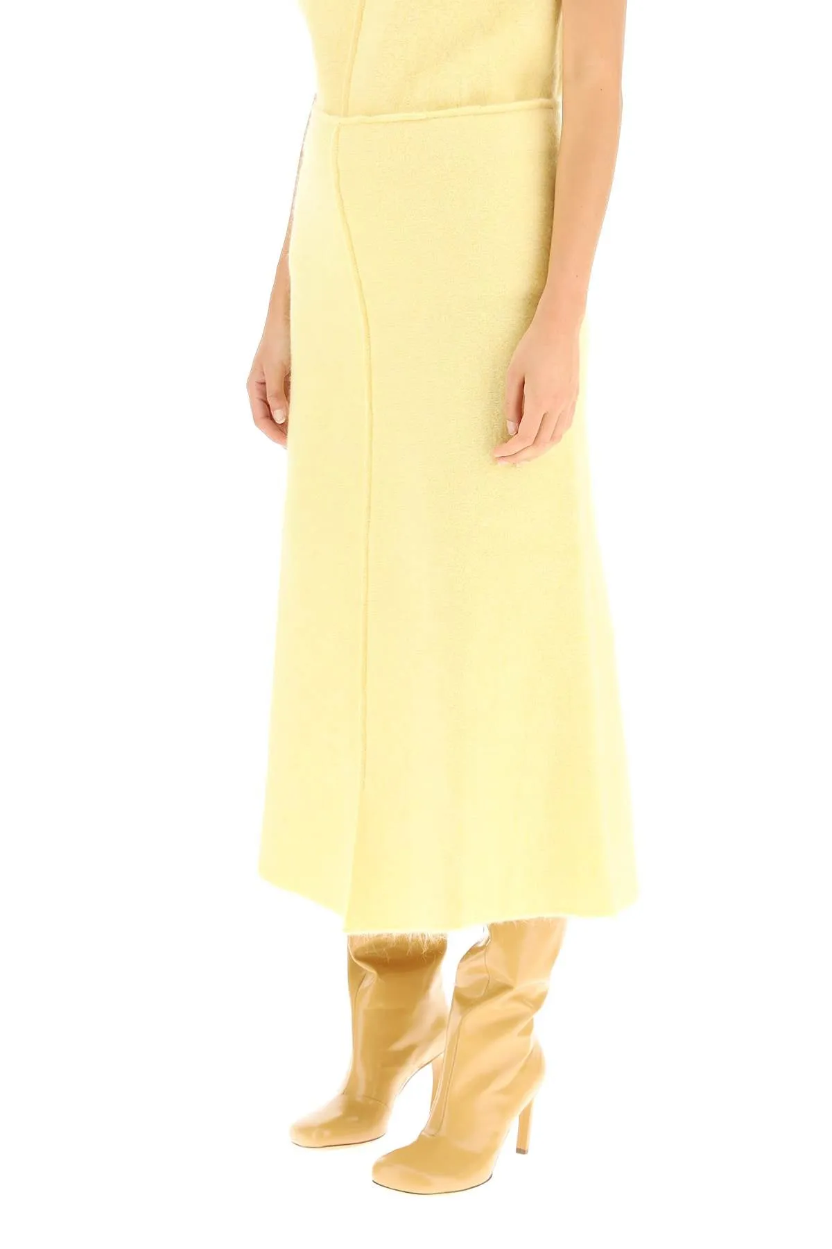 Jil Sander High-Waisted Midi Skirt