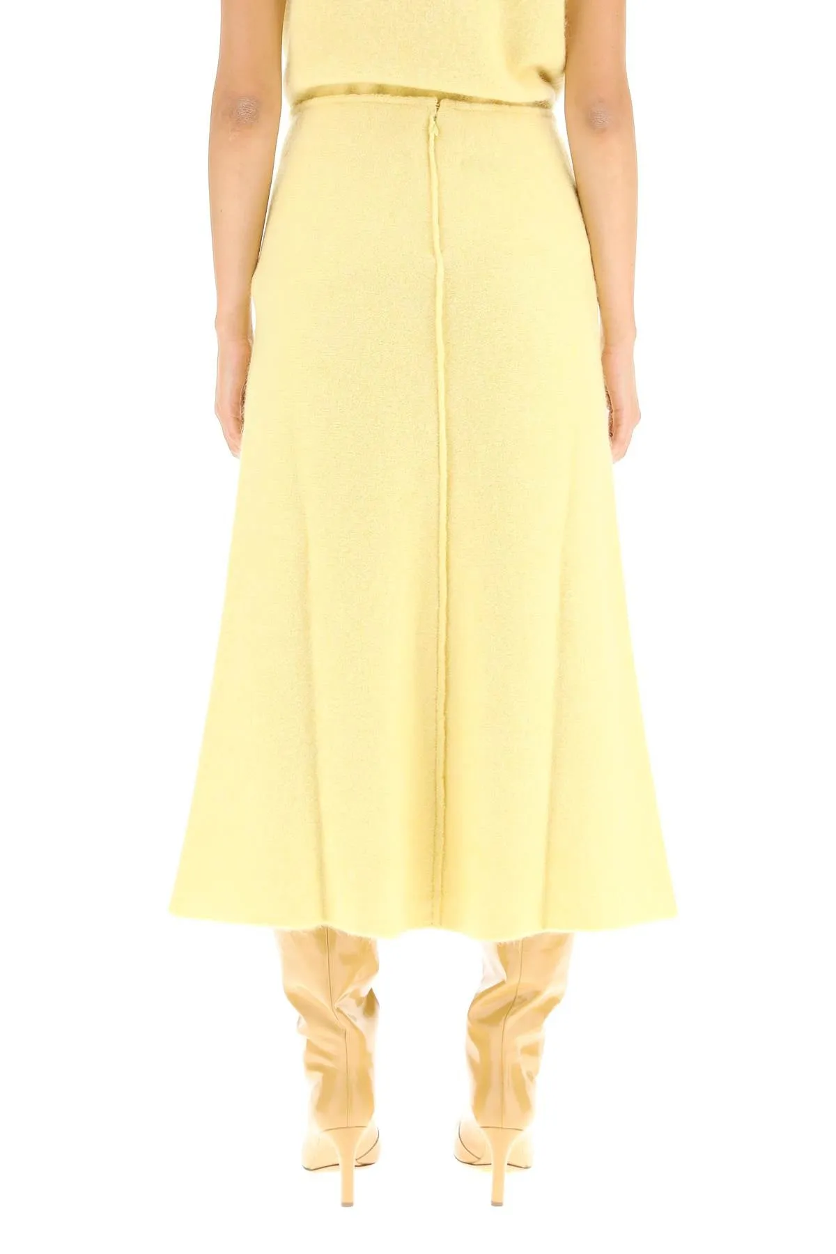 Jil Sander High-Waisted Midi Skirt