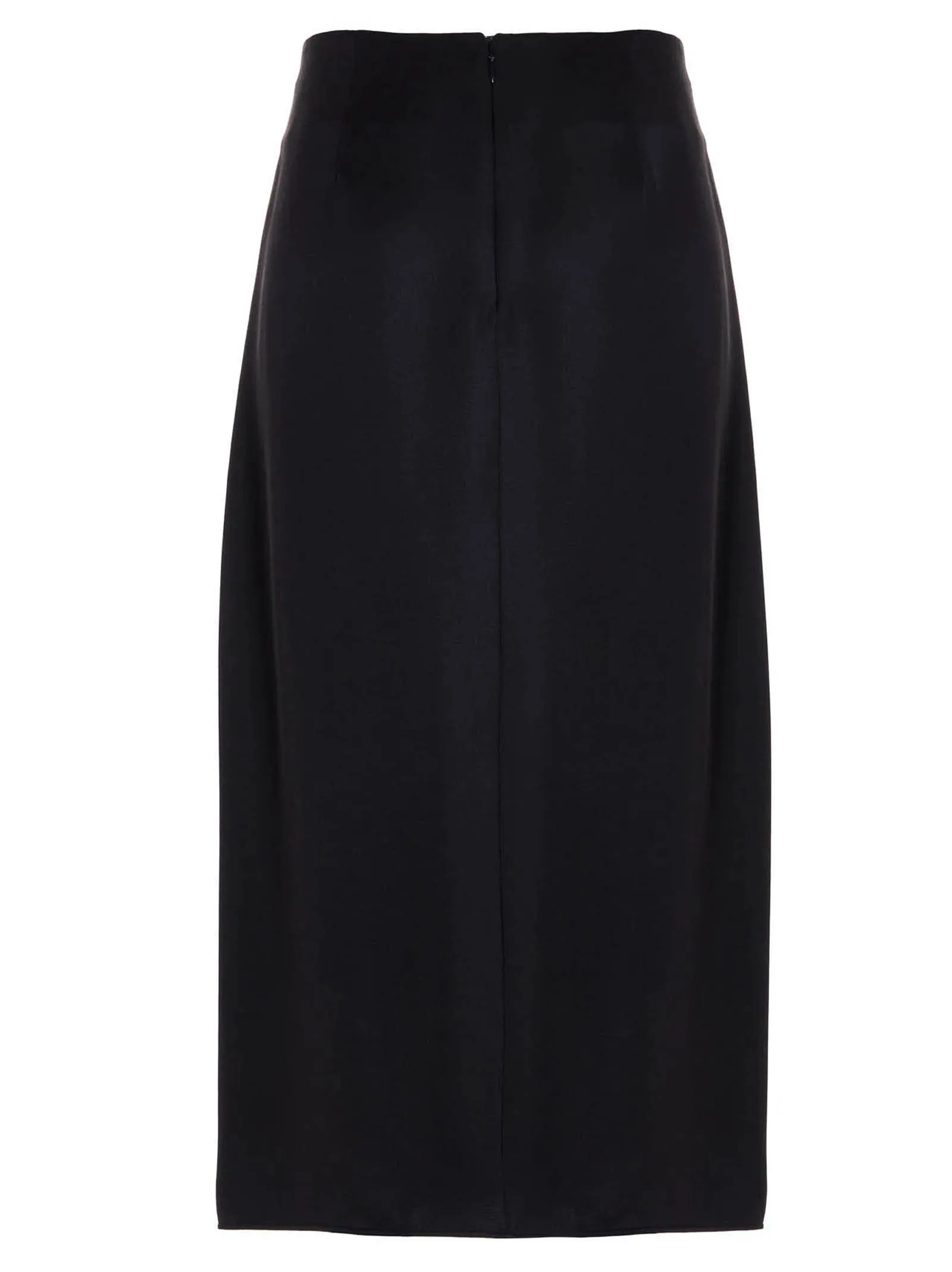 Jil Sander Leaf Embellished High Waisted Midi Skirt