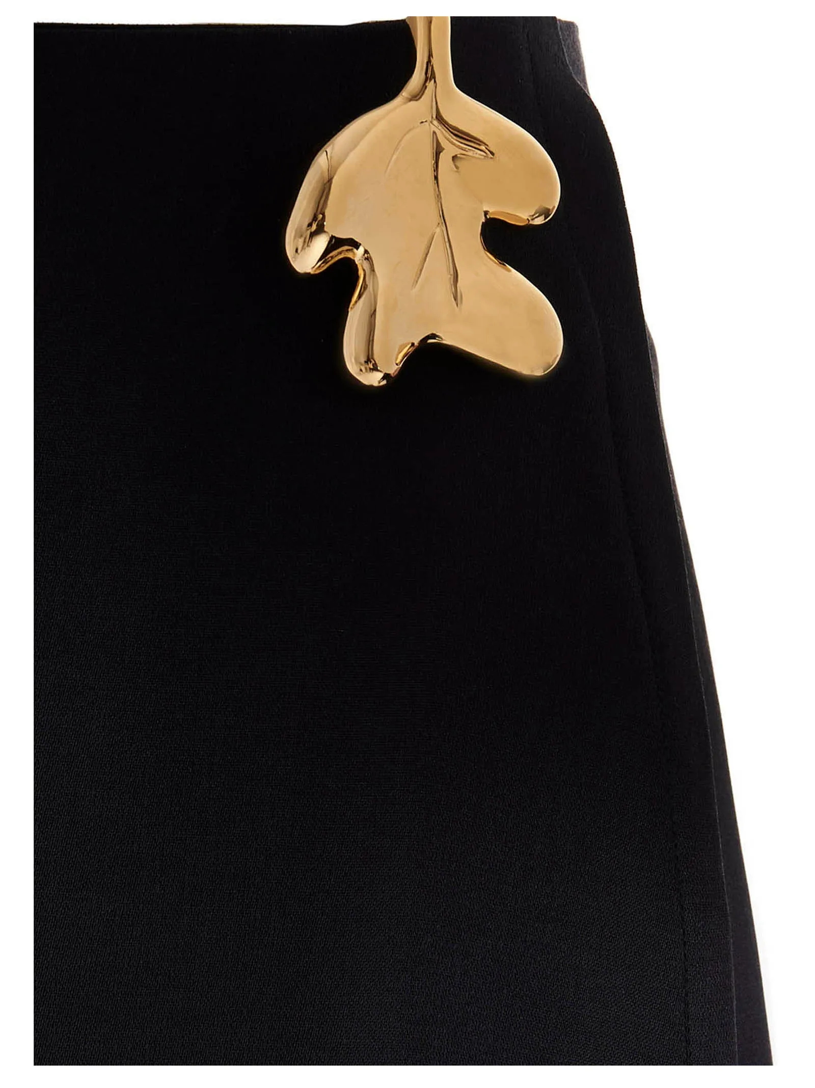Jil Sander Leaf Embellished High Waisted Midi Skirt
