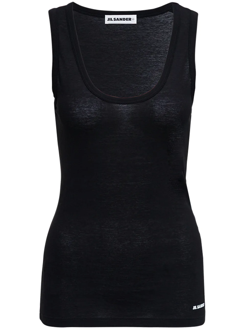 Jil Sander  Logo Printed Sleeveless Tank Top