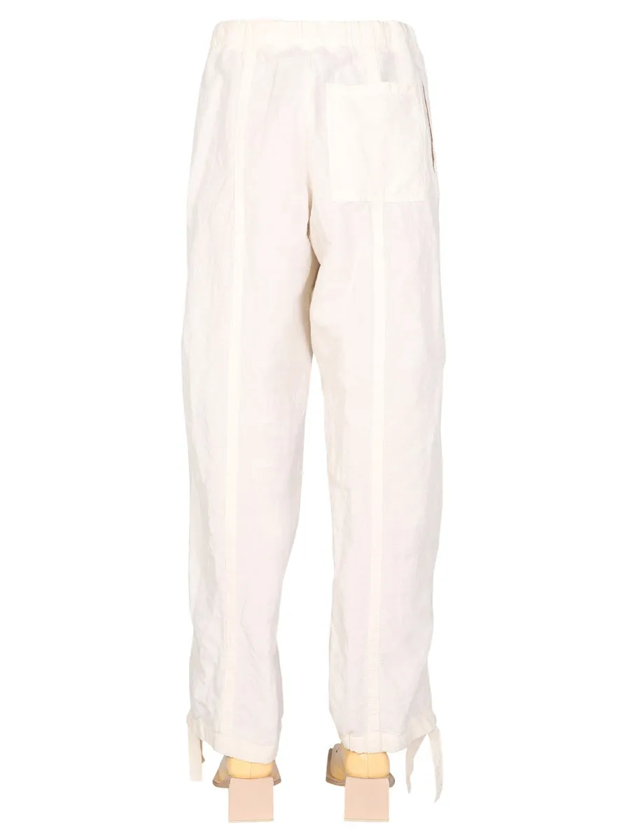 Jil Sander Wide-Leg Drawstring Trousers