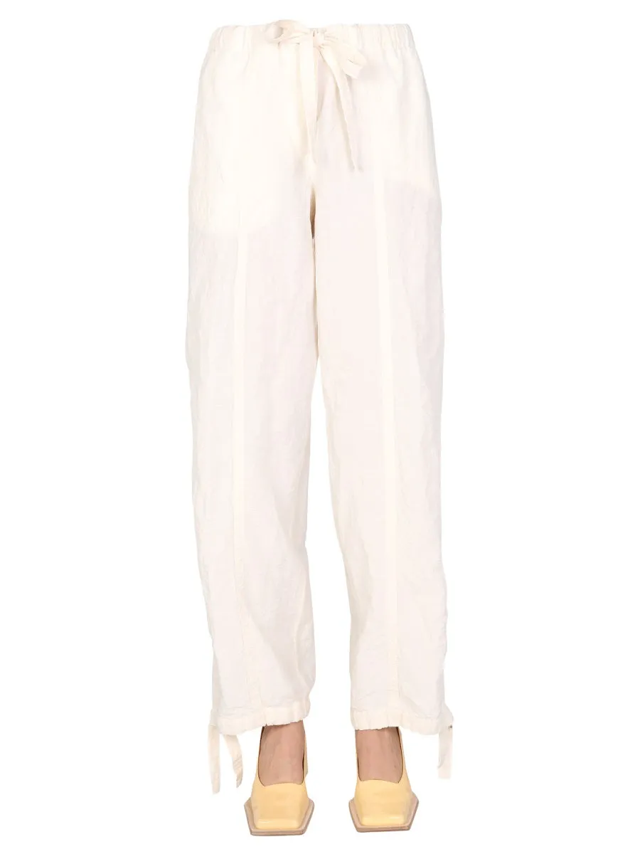 Jil Sander Wide-Leg Drawstring Trousers