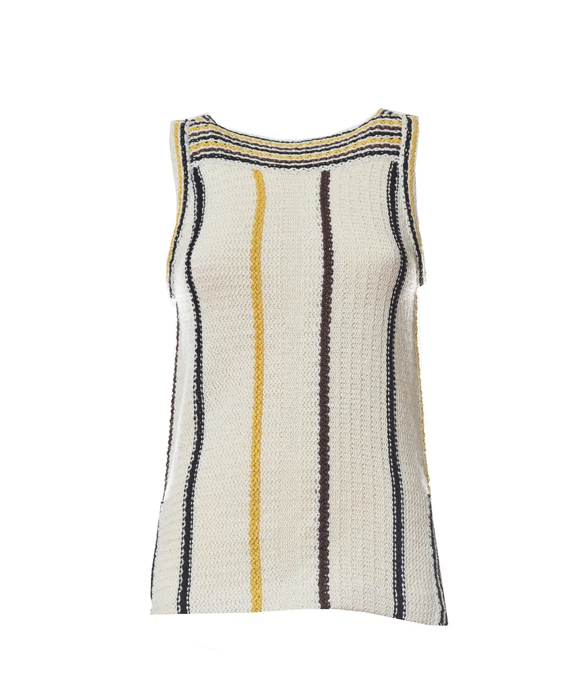 Jil SanderStriped Sleeveless Tank Top