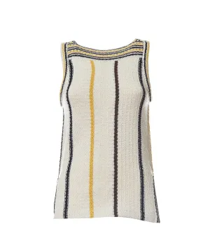 Jil SanderStriped Sleeveless Tank Top