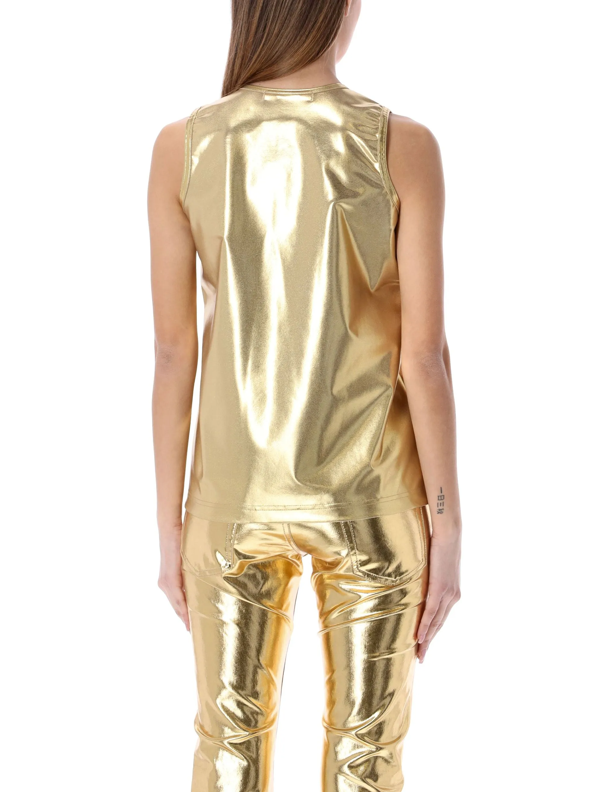 Junya Watanabe Metallic Effect Tank Top