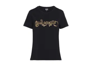 Just Cavalli Logo Print Crewneck T-Shirt
