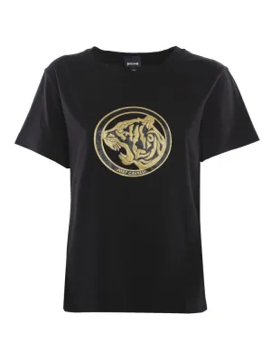Just Cavalli Tiger Printed Crewneck T-Shirt