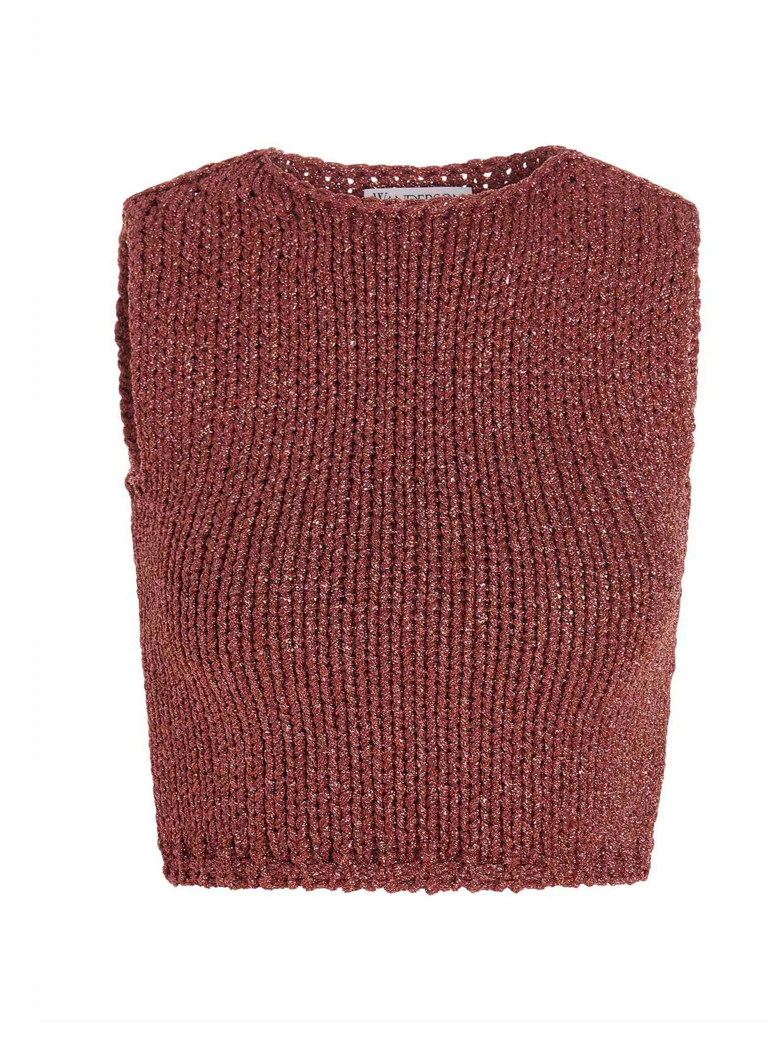 JW Anderson Knitted Cropped Tank Top