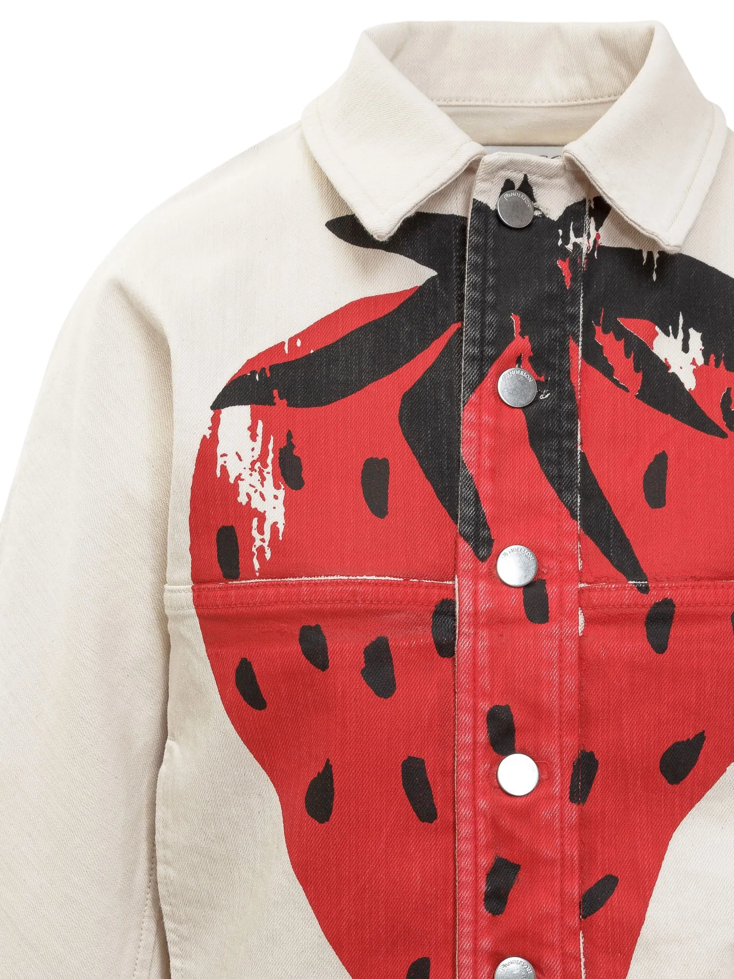 JW Anderson Strawberry Printed Buttoned Jacket