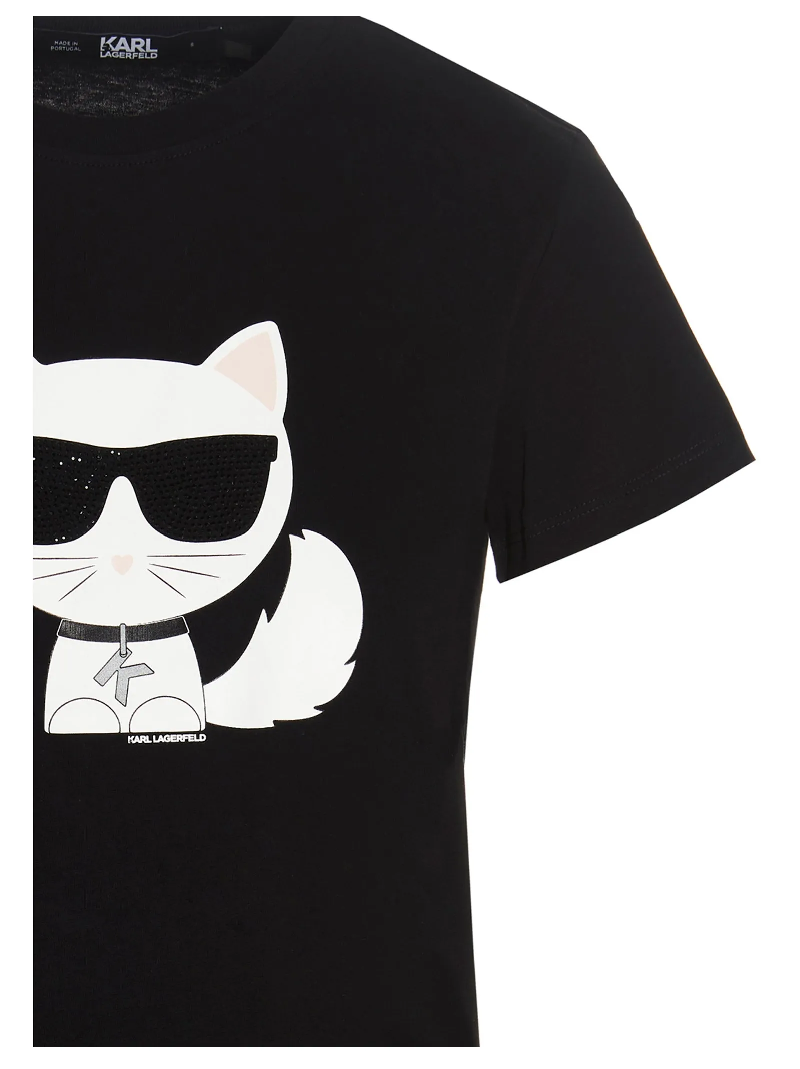Karl Lagerfeld Ikonik Choupette Printed T-Shirt