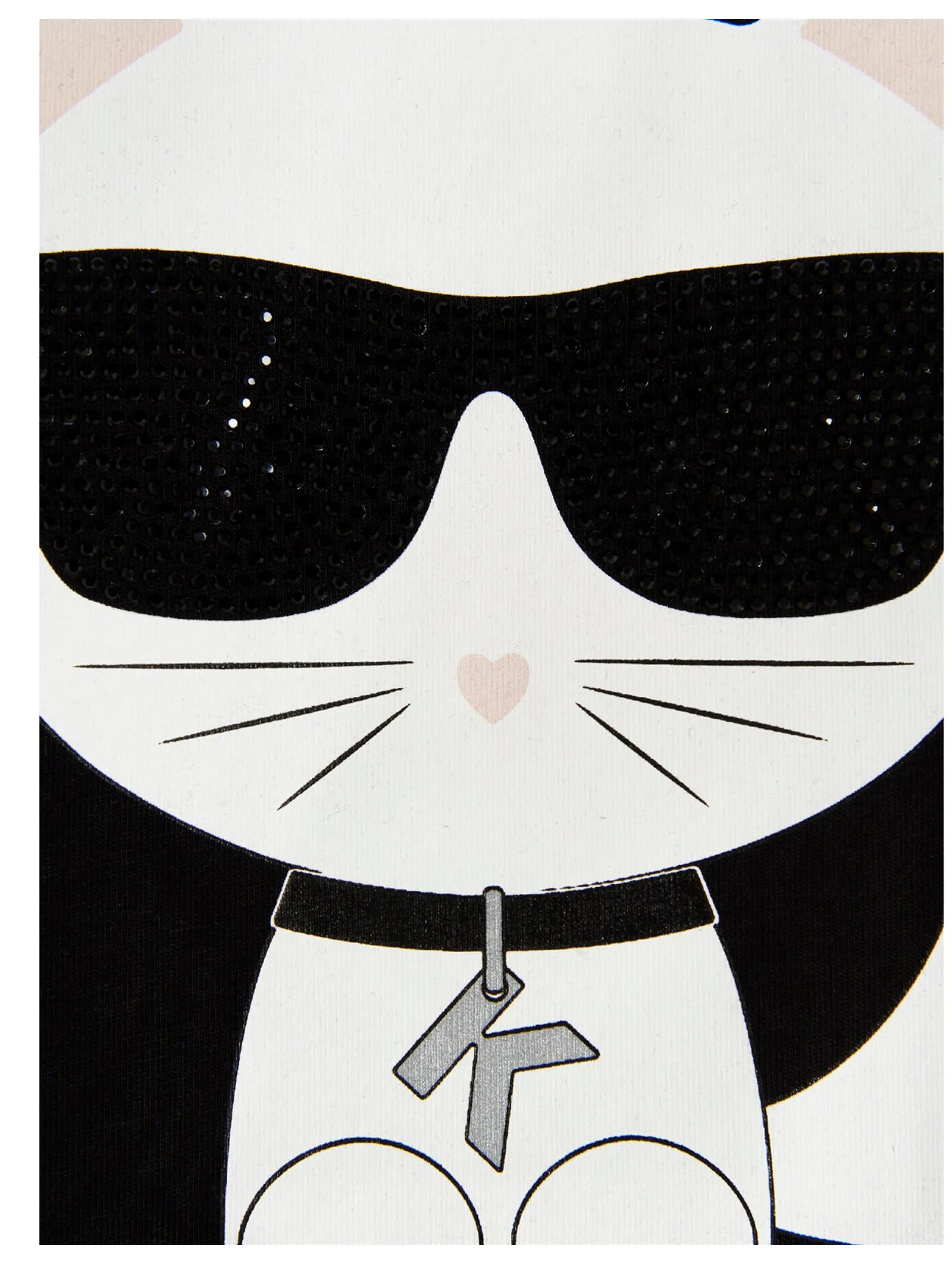 Karl Lagerfeld Ikonik Choupette Printed T-Shirt
