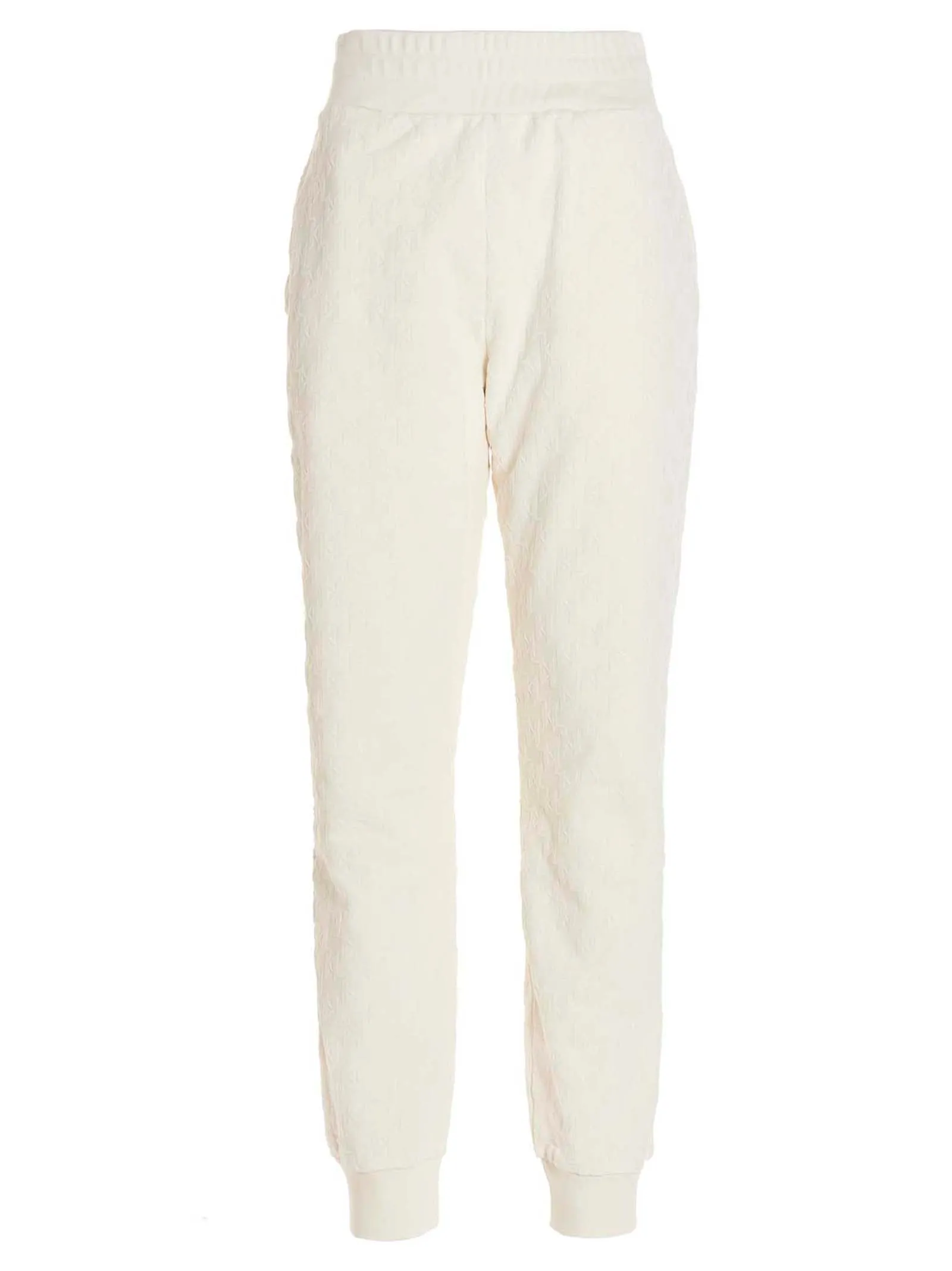 Karl Lagerfeld Logo Flocked Sweatpants