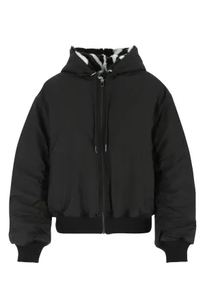 Karl Lagerfeld Reversible Fur Hooded Jacket
