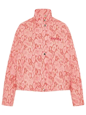 Kenzo Allover Printed High-Neck Jacket