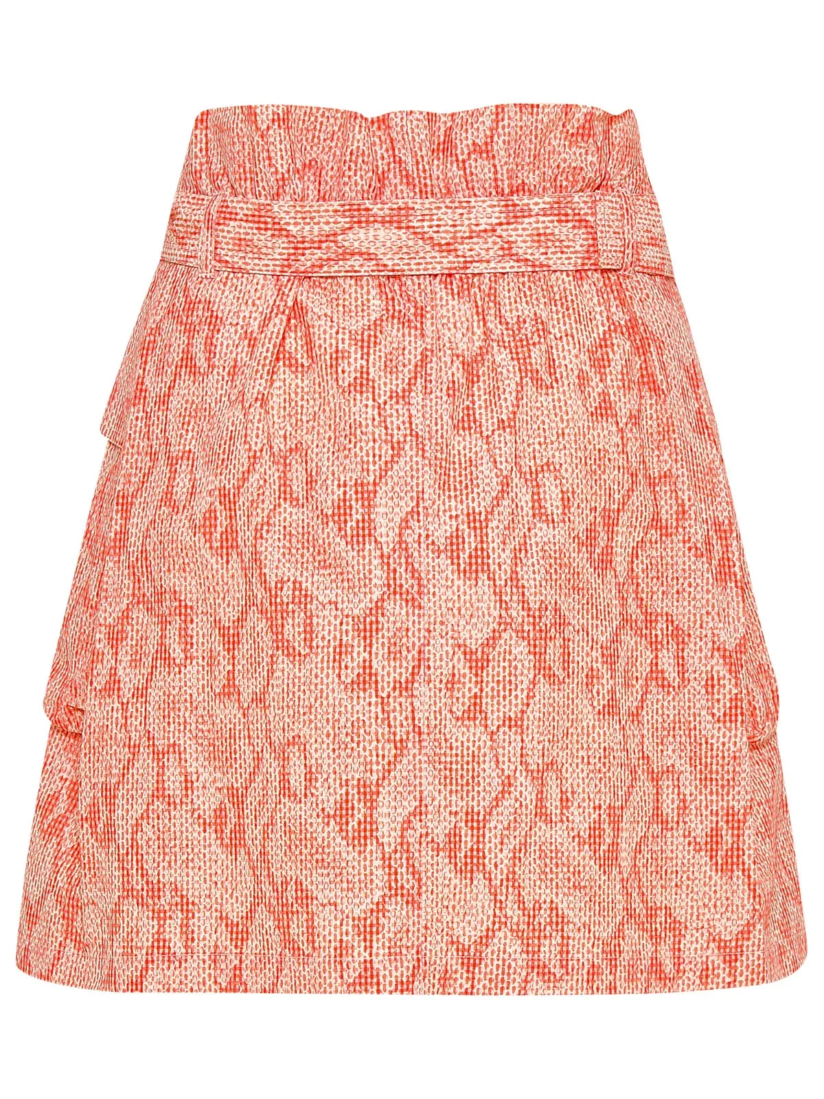Kenzo High-Waisted Buckle Belt Mini Skirt