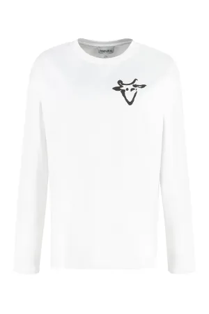 Kenzo Logo Printed Long-Sleeve T-Shirt