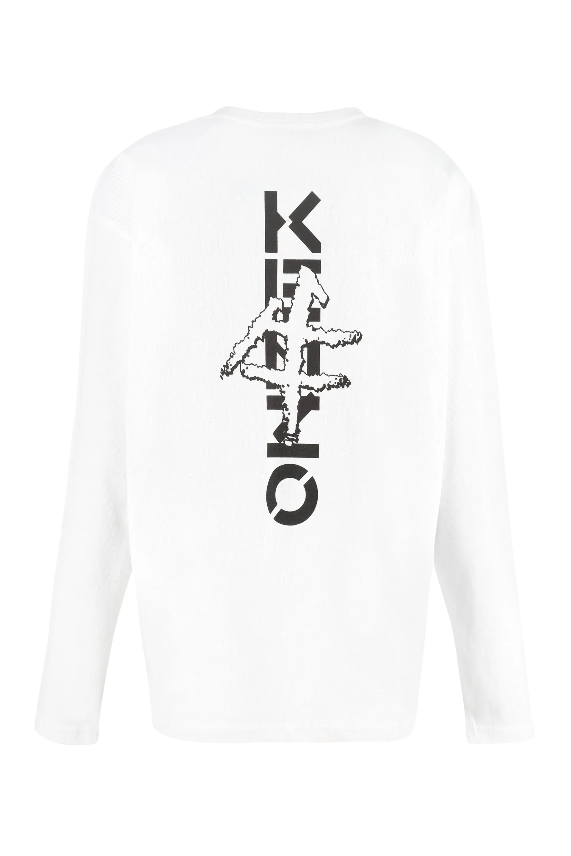 Kenzo Logo Printed Long-Sleeve T-Shirt