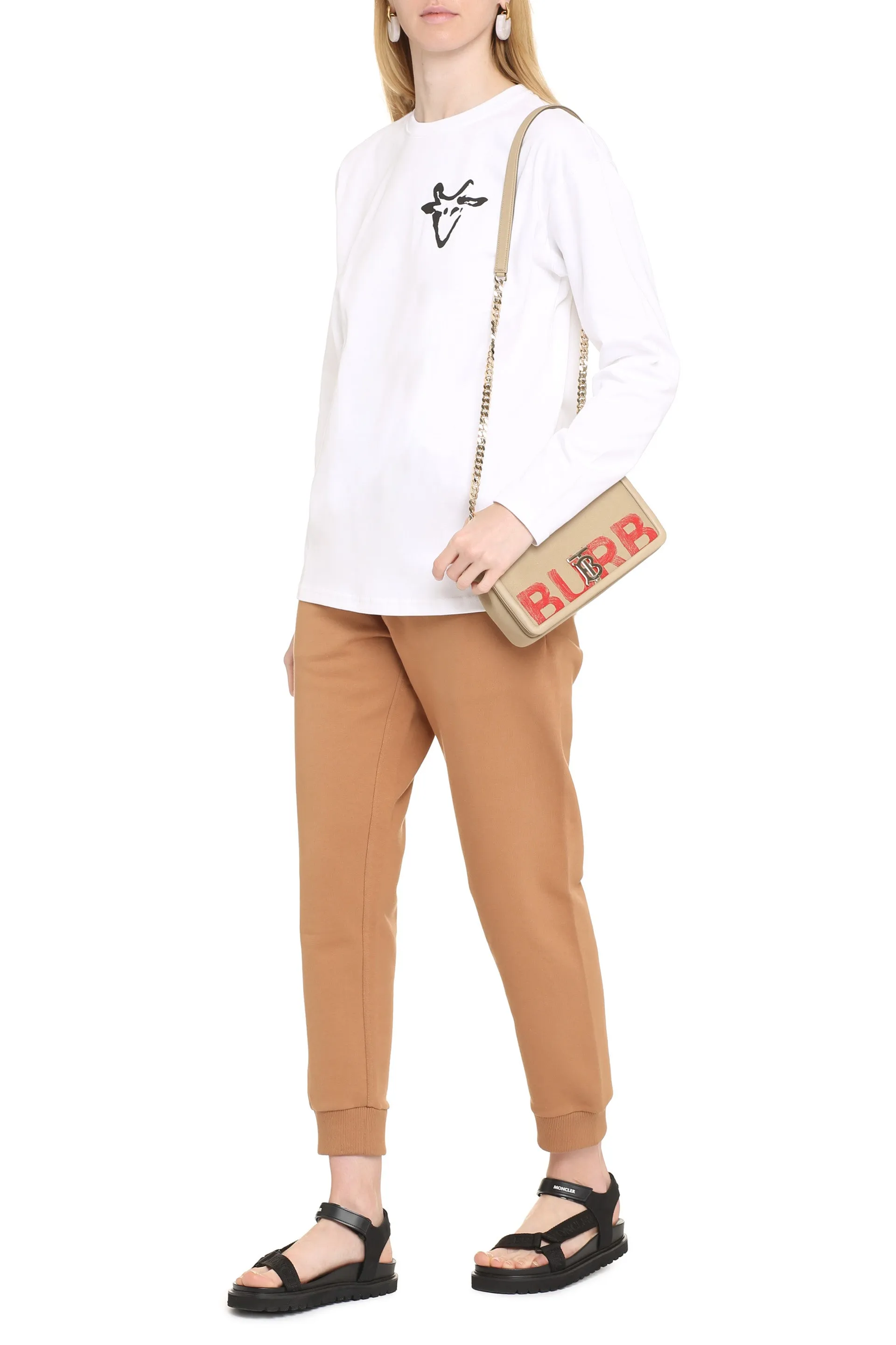 Kenzo Logo Printed Long-Sleeve T-Shirt