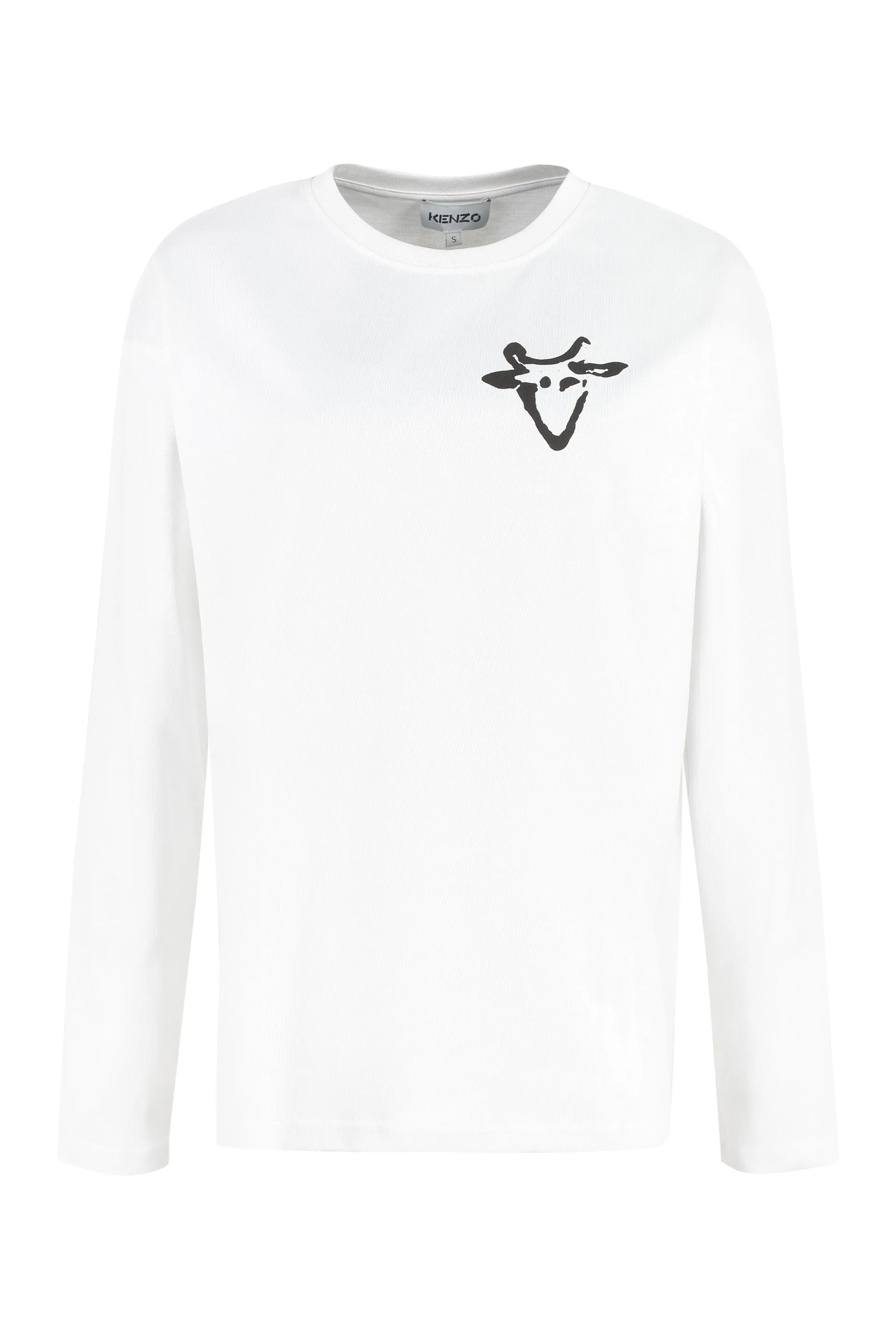 Kenzo Logo Printed Long-Sleeve T-Shirt