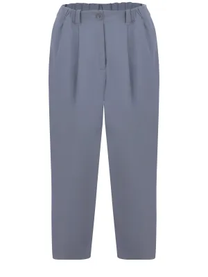 Kenzo Pleated Cropped Trousers