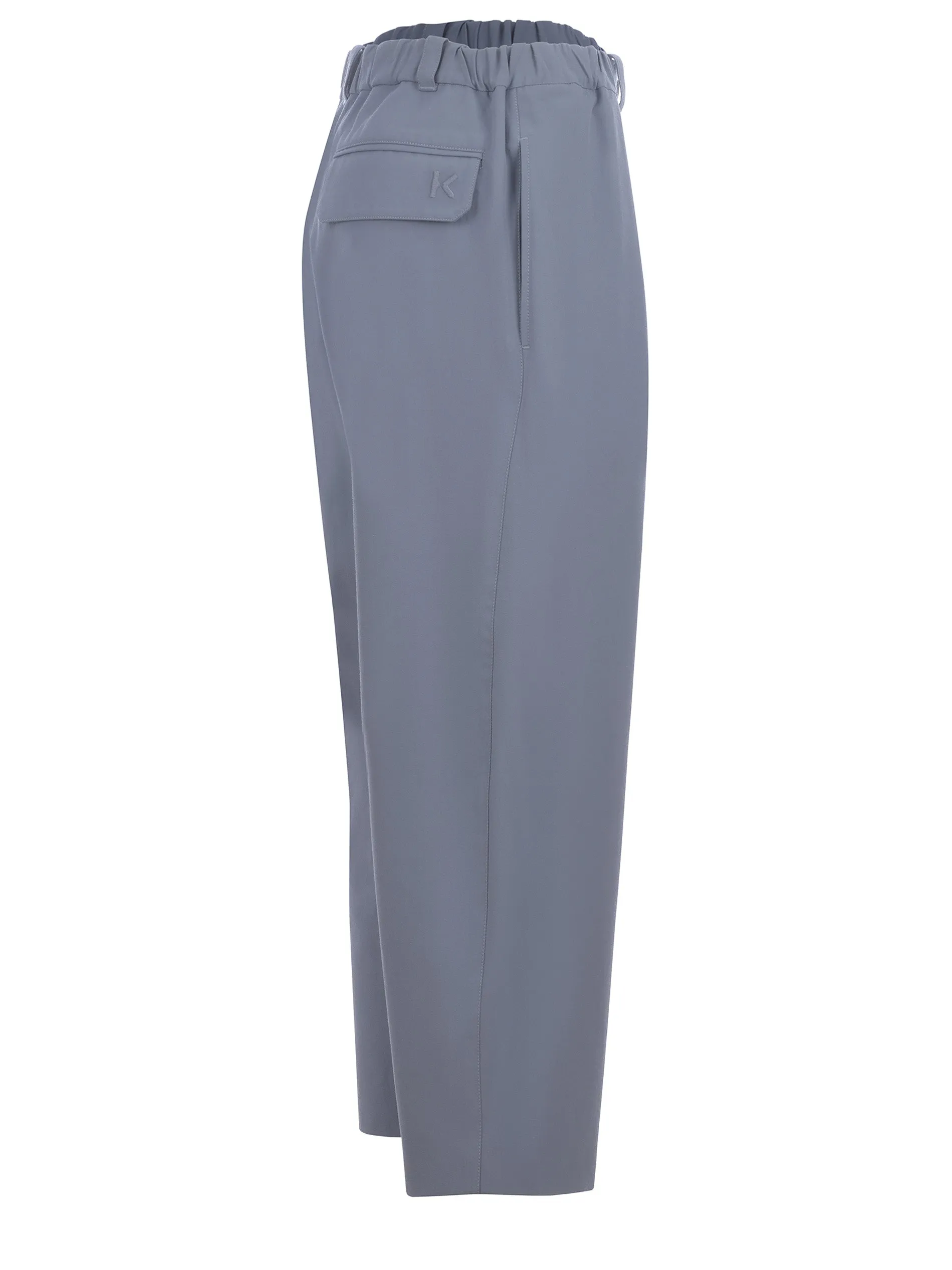 Kenzo Pleated Cropped Trousers