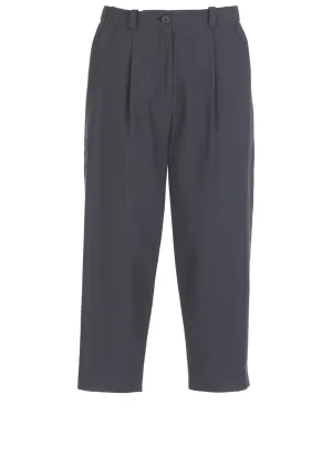 Kenzo Straight Leg Cropped Trousers