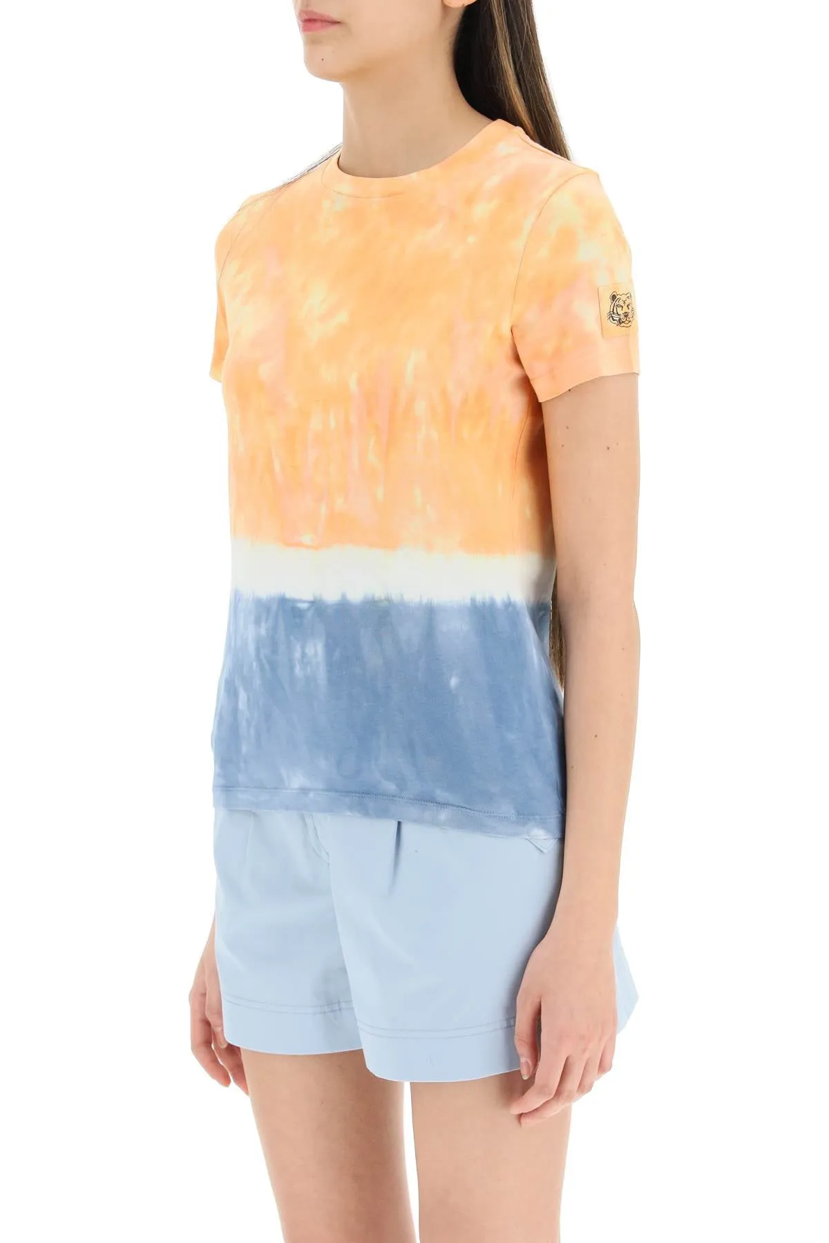 Kenzo Tie-Dye Short Sleeved Crewneck T-Shirt