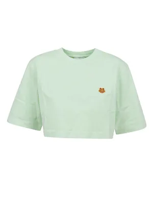 Kenzo Tiger Crest Cropped T-Shirt