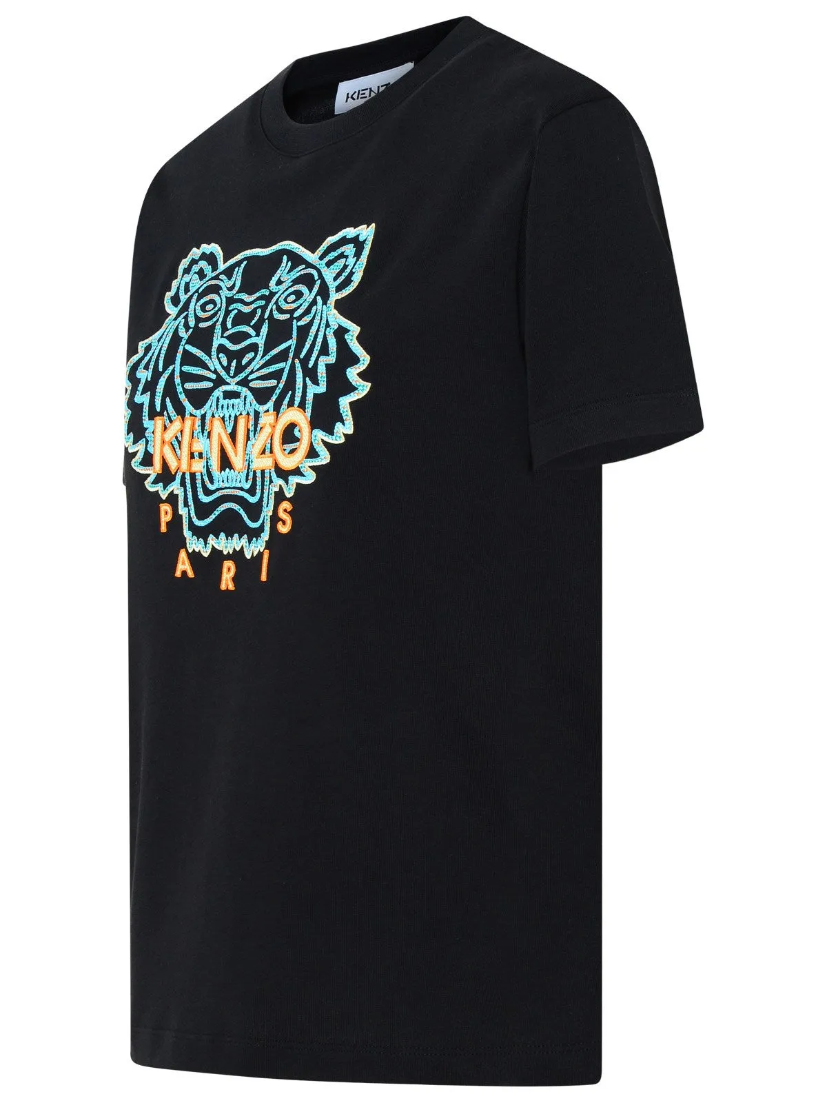 Kenzo Tiger Embroidered Crewneck T-Shirt