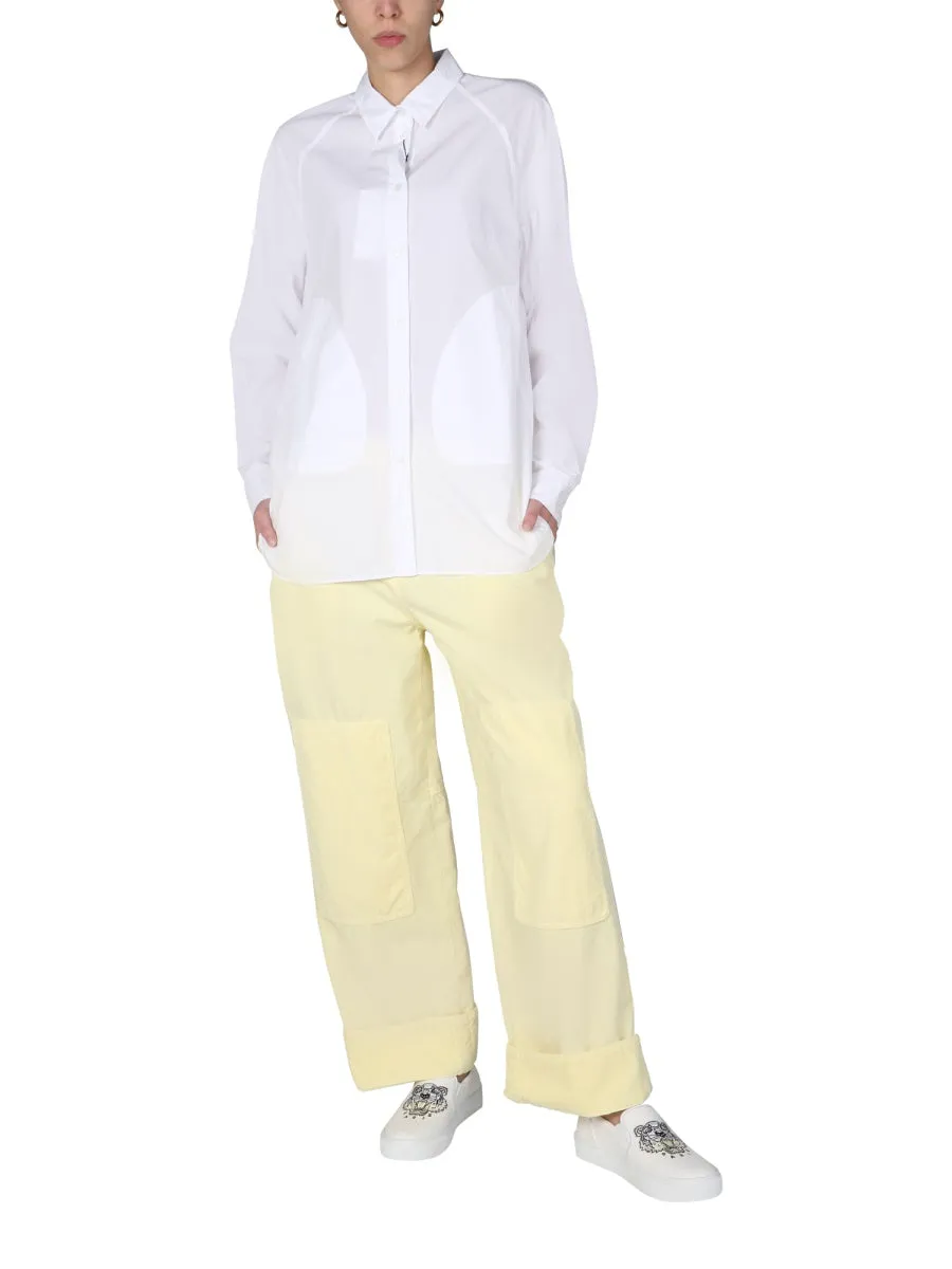 Kenzo Tiger Patch Workwear Trousers