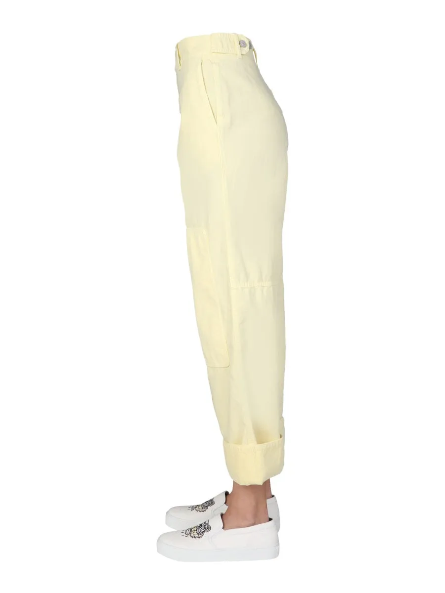 Kenzo Tiger Patch Workwear Trousers