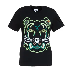 Kenzo Tiger Printed Crewneck T-Shirt