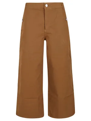 Kenzo Wide Leg Cropped Pants