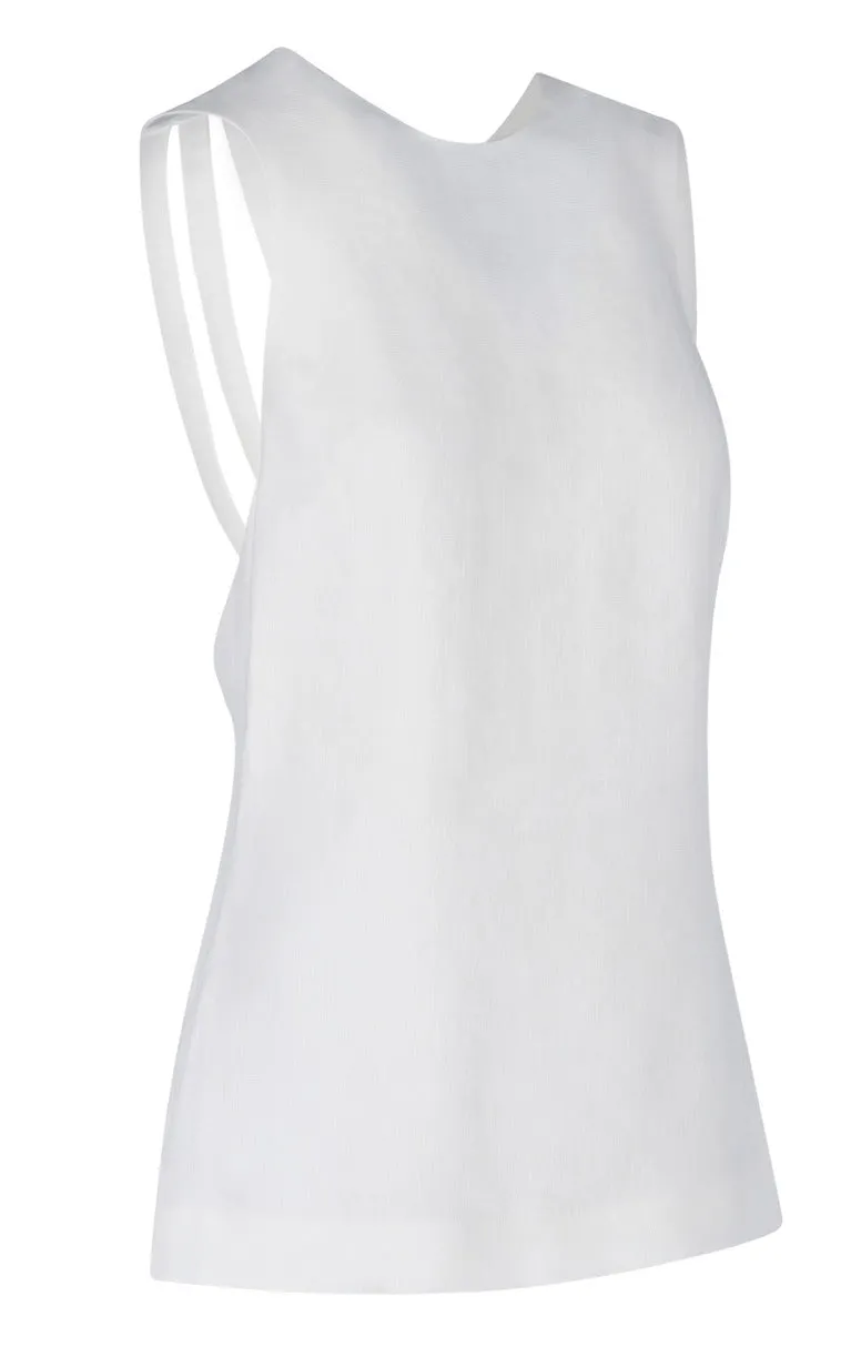 Khaite Cross-Detailed Crewneck Sleeveless Top