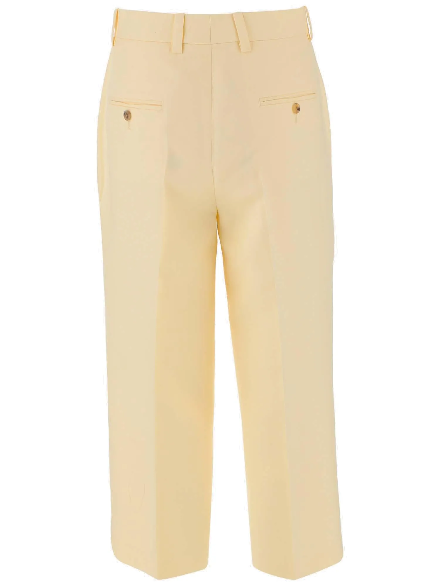 Khaite High Waist Cropped Pants