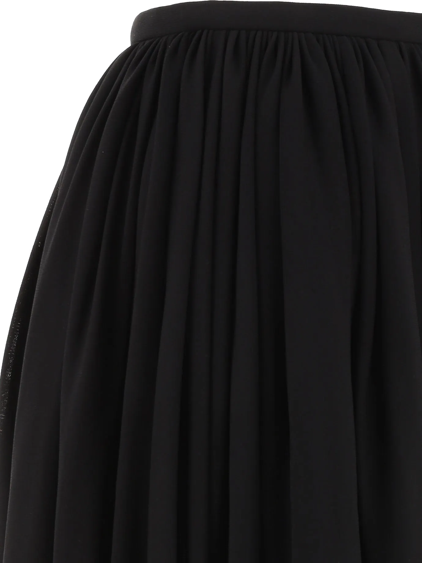 Khaite Lowell High Waist Pleated Maxi Skirt