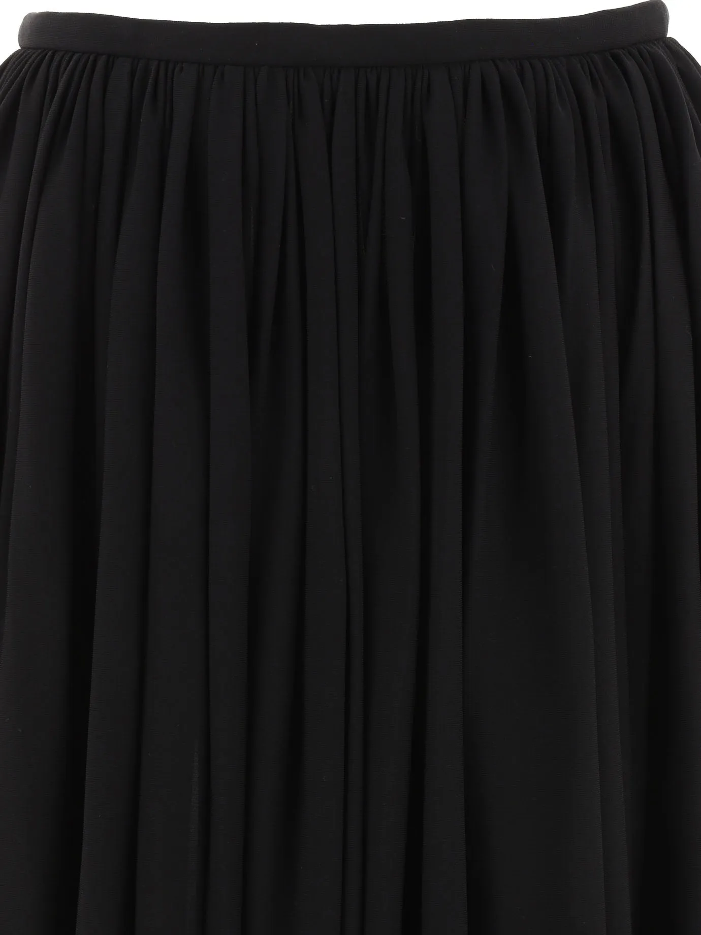 Khaite Lowell High Waist Pleated Maxi Skirt