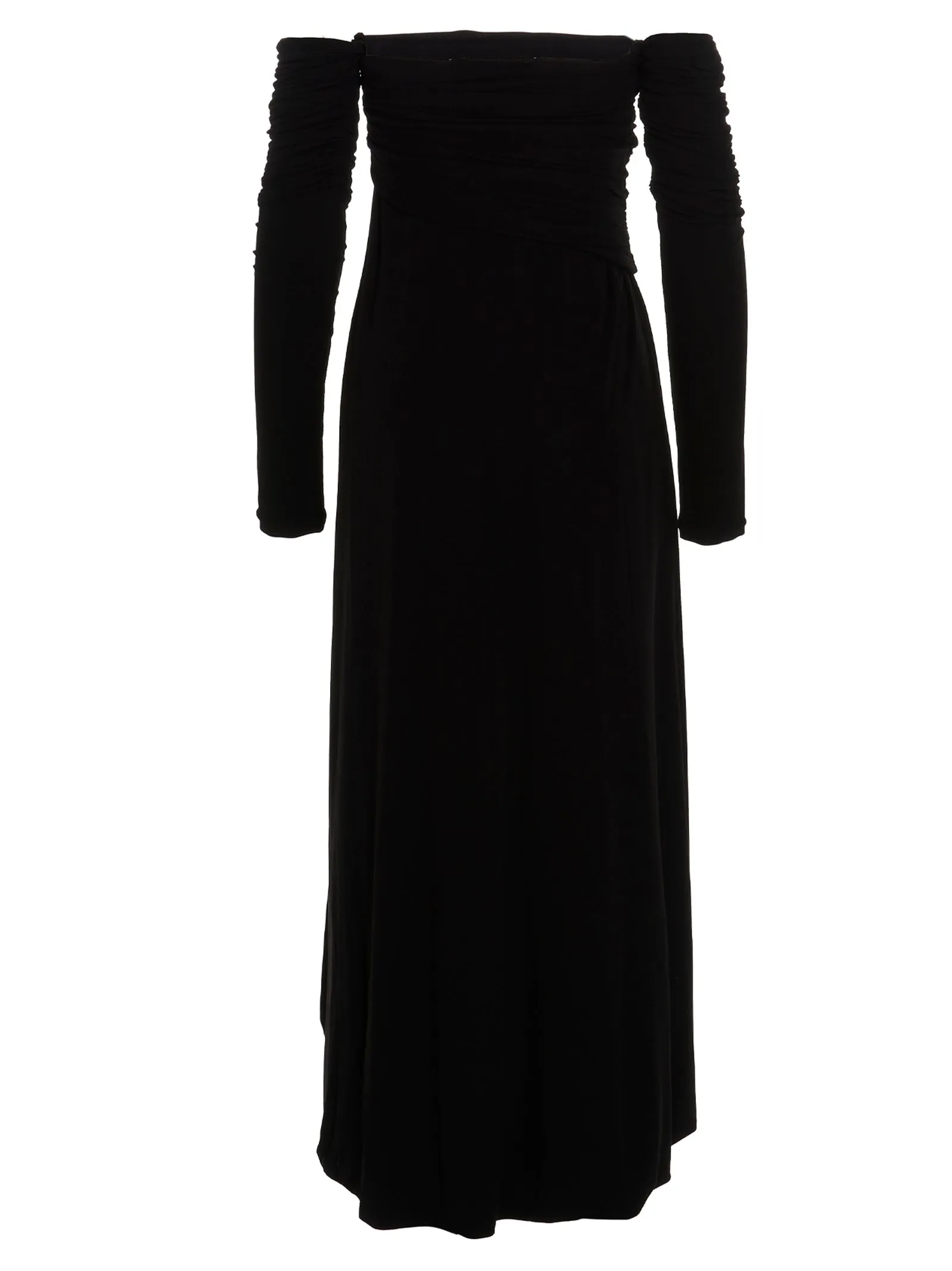 Khaite Nerissa Off-The-Shoulder Midi Dress