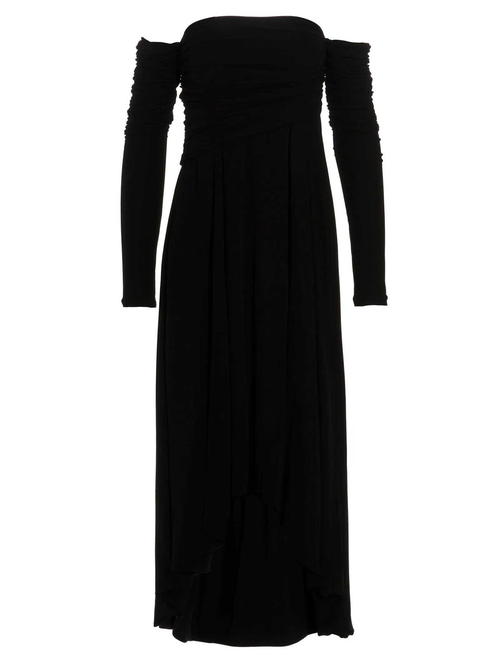 Khaite Nerissa Off-The-Shoulder Midi Dress
